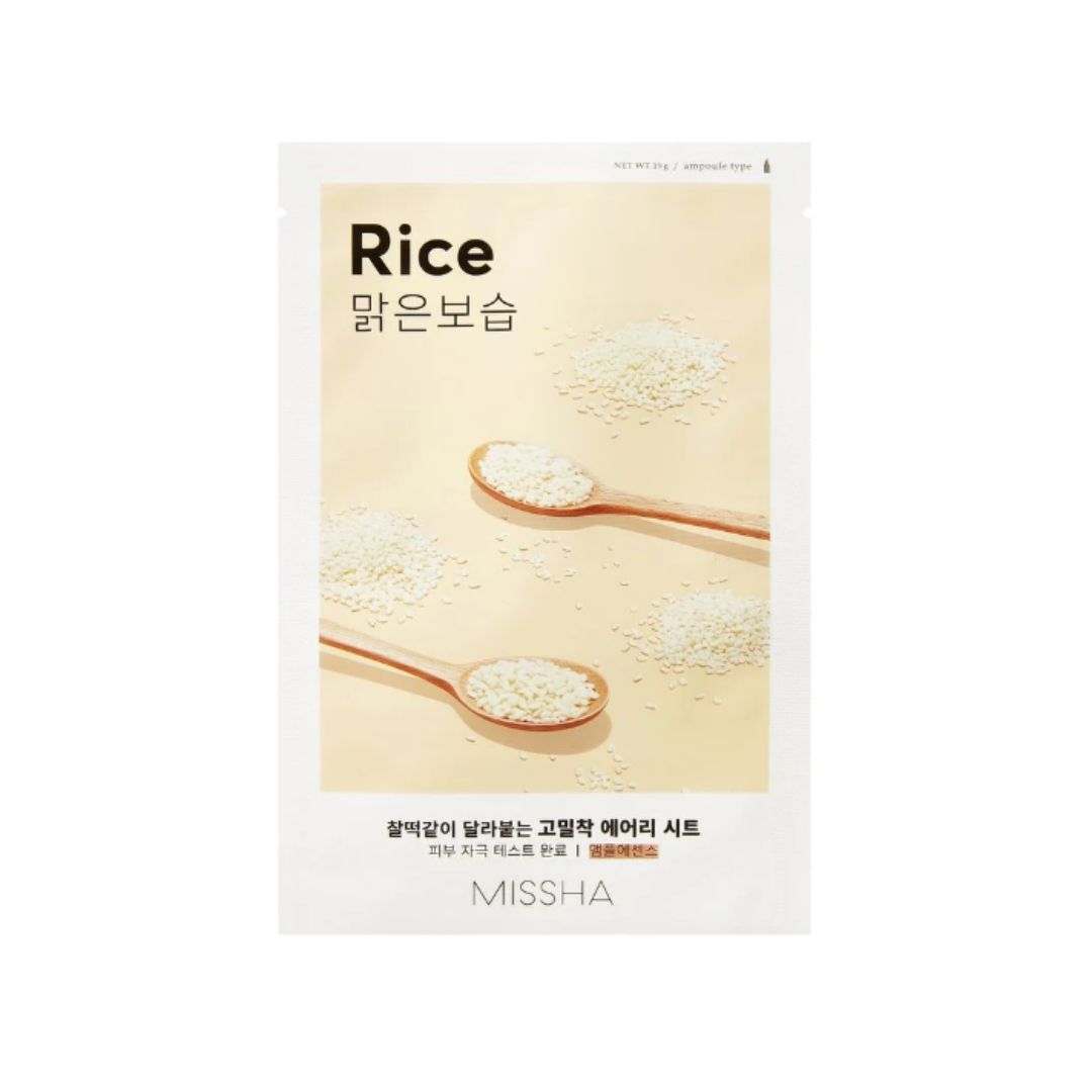 Missha Airy Fit Rice Extract Sheet Mask K-Beauty Korean Skincare UK