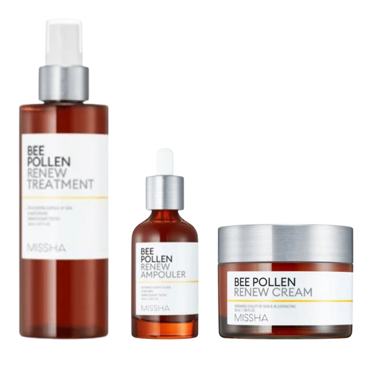 Missha Bee Pollen Renew Skincare Routine Set UK