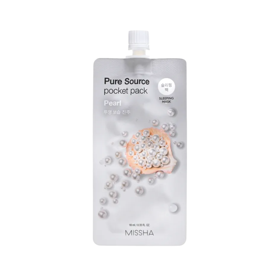 Missha Pure Source Pocket Sleeping Mask Pearl 10ml product shot