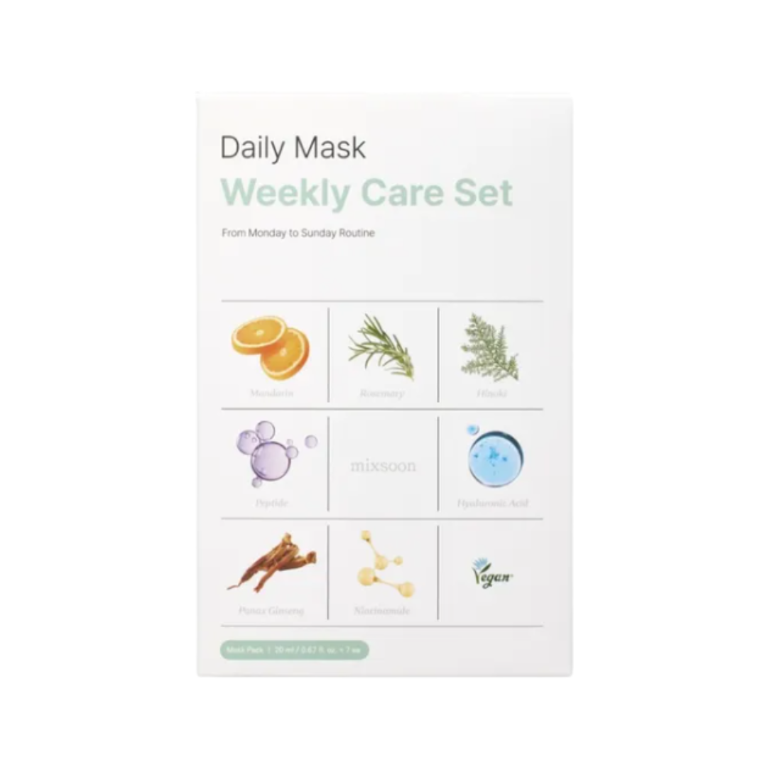Mixsoon Daily Mask Weekly Care Set box