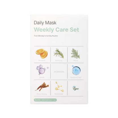 Mixsoon Daily Mask Weekly Care Set box