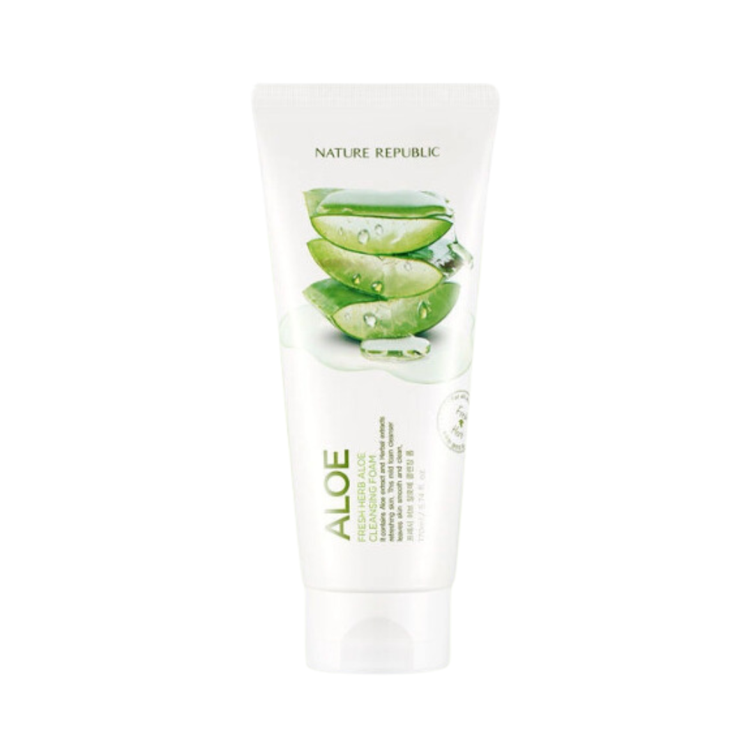 Nature Republic Fresh Herb Aloe Cleansing Foam 170ml UK