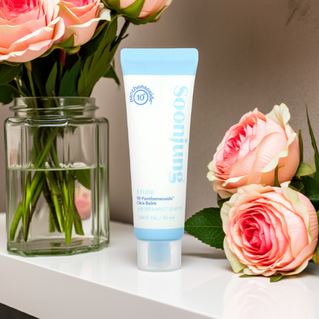 Etude Soon Jung 10-Panthensoside Cica Balm 50ml on a shelf