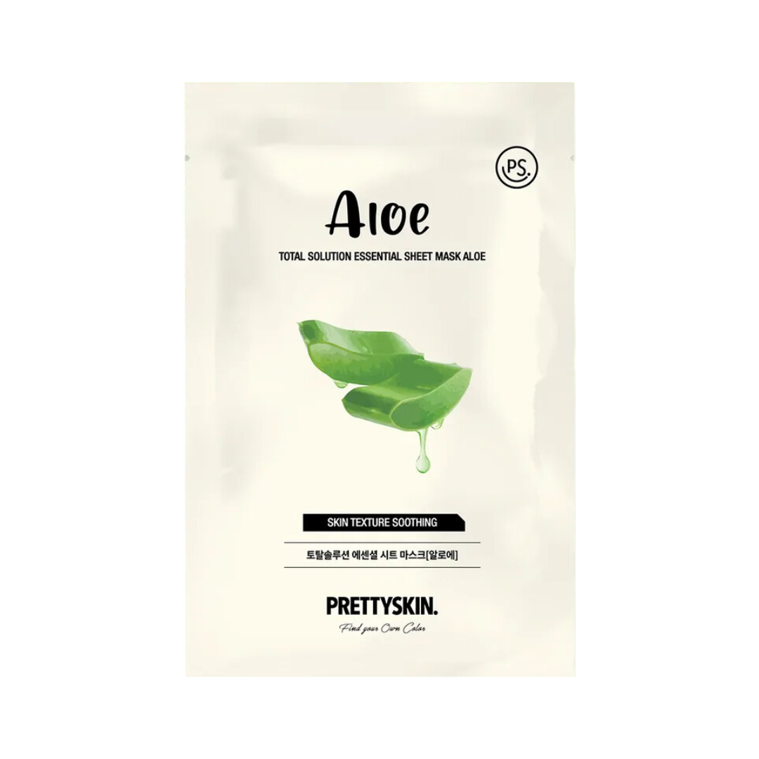 Pretty Skin Total Solution Essential Sheet Mask Aloe 29g UK