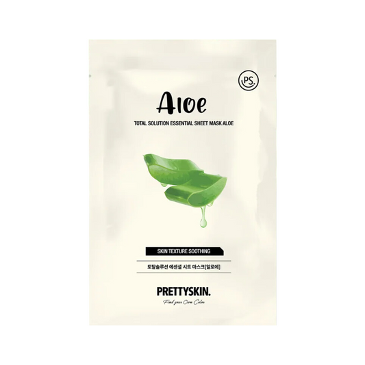 Pretty Skin Total Solution Essential Sheet Mask Aloe 29g UK