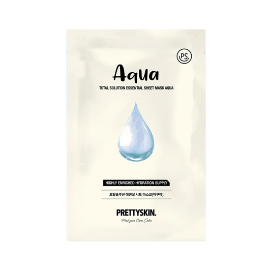 Pretty Skin Total Solution Essential Sheet Mask Aqua 29g UK