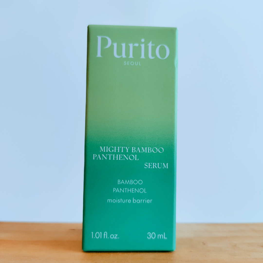 Purito Mighty Bamboo Panthenol Serum 30ml front of box
