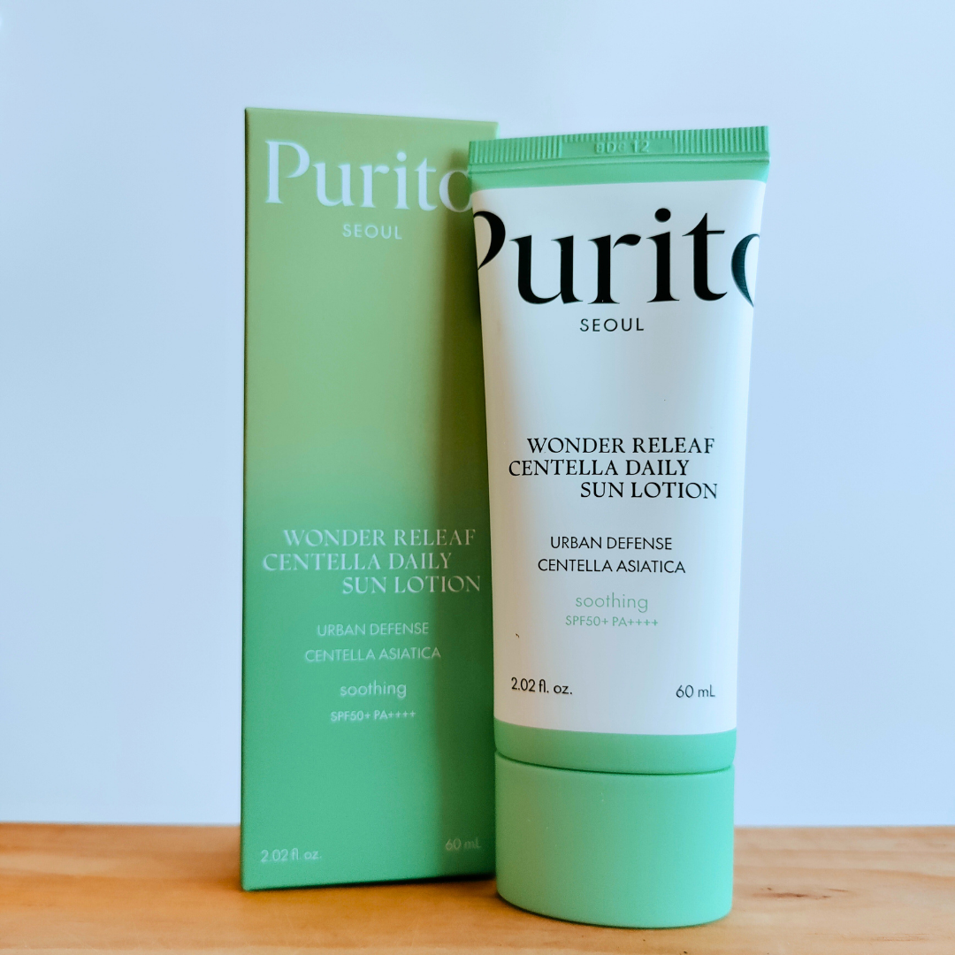 Purito Seoul Wonder Releaf Centella Daily Sun Lotion with box