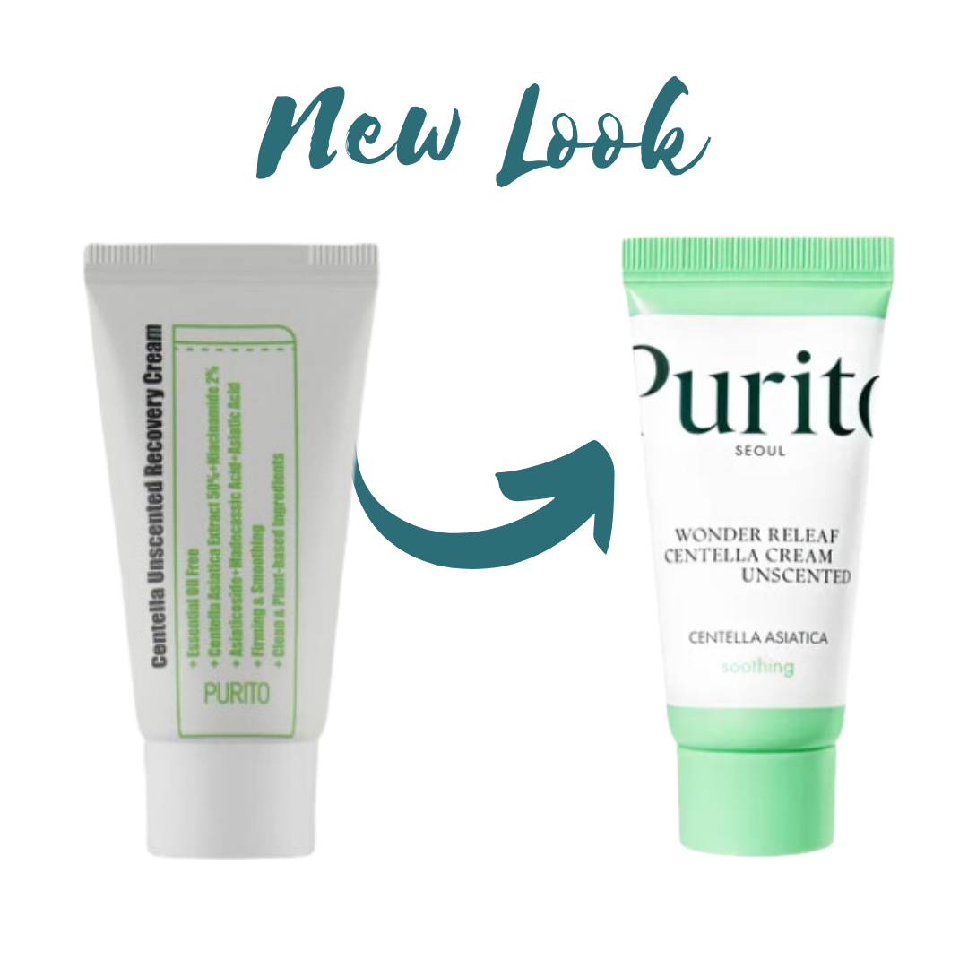 Purito Seoul Wonder Releaf Centella Cream Unscented 12ml Mini New Version