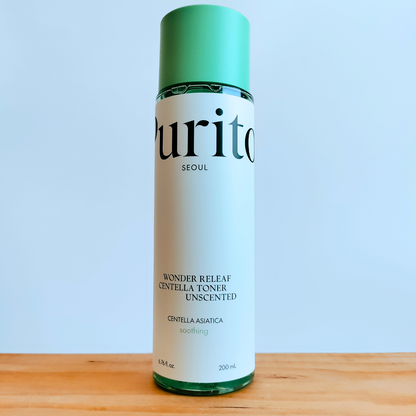 Purito Seoul Wonder Releaf Centella Unscented Toner 200ml front of bottle