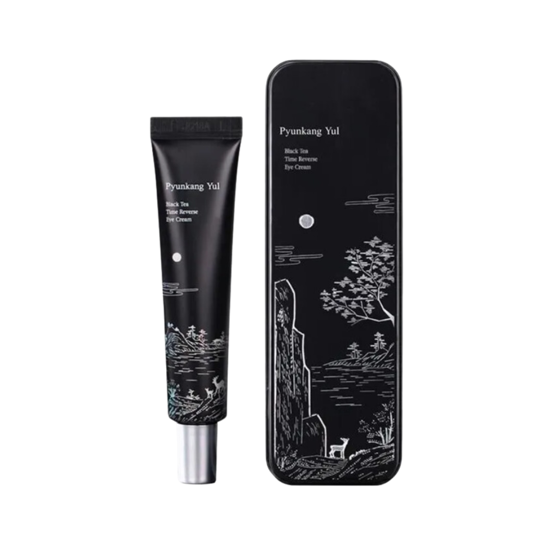 Pyunkang Yul Black Tea Time Reverse Eye Cream 25ml UK with packaging