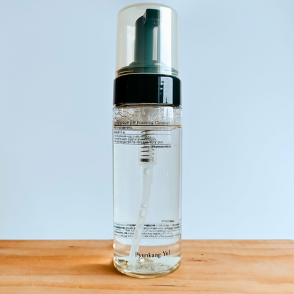 Pyunkang Yul Calming Low pH Foaming Cleanser 150ml front of bottle