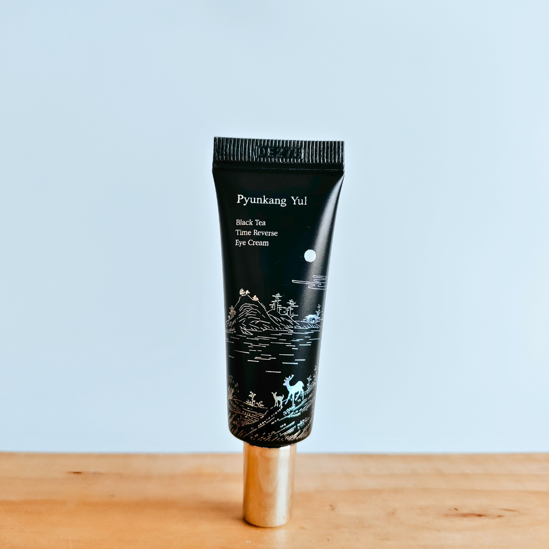 Pyunkang Yul Black Tea Time Reverse Eye Cream Mini 9ml front of tube