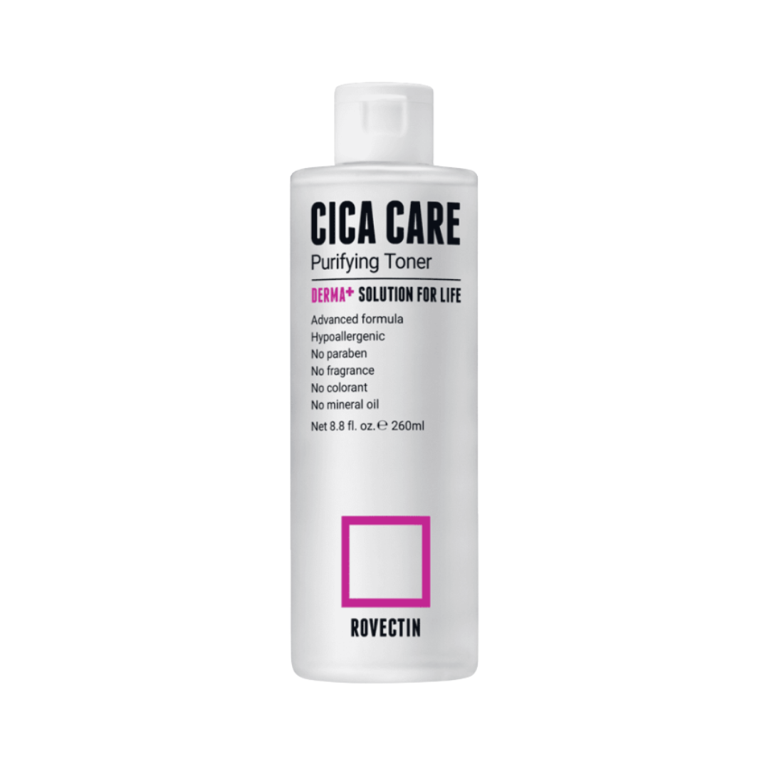 Rovectin Cica Care Purifying Toner 260ml bottle product shot