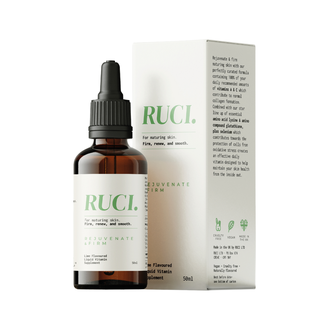 Rucci Rejuvenate & Firm Liquid Vitamin Supplement 50ml UK Packaging