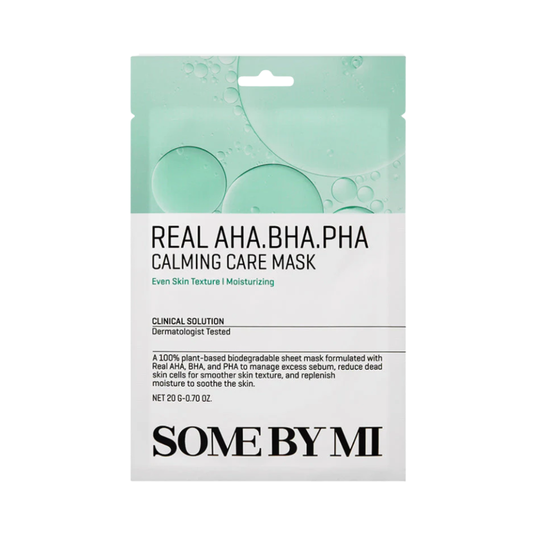 SOME BY MI Real Care Masks aha bha pha calming
