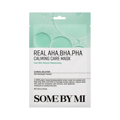 SOME BY MI Real Care Masks aha bha pha calming