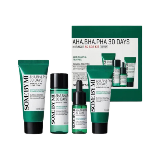 Some By Mi AHA, BHA, PHA 30 Days Miracle AC SOS Kit UK