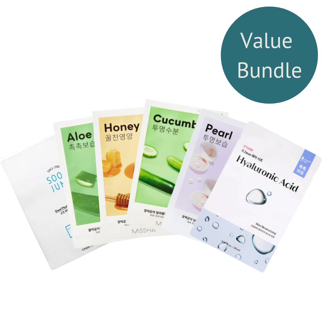 K-Beauty Sheet Mask Pack Summer Edition Korean Skincare UK