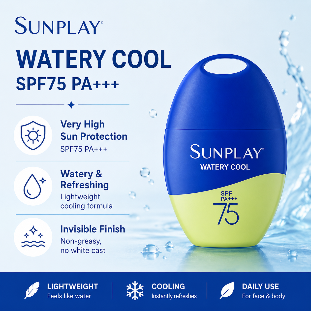 sunplay watery cool benefits