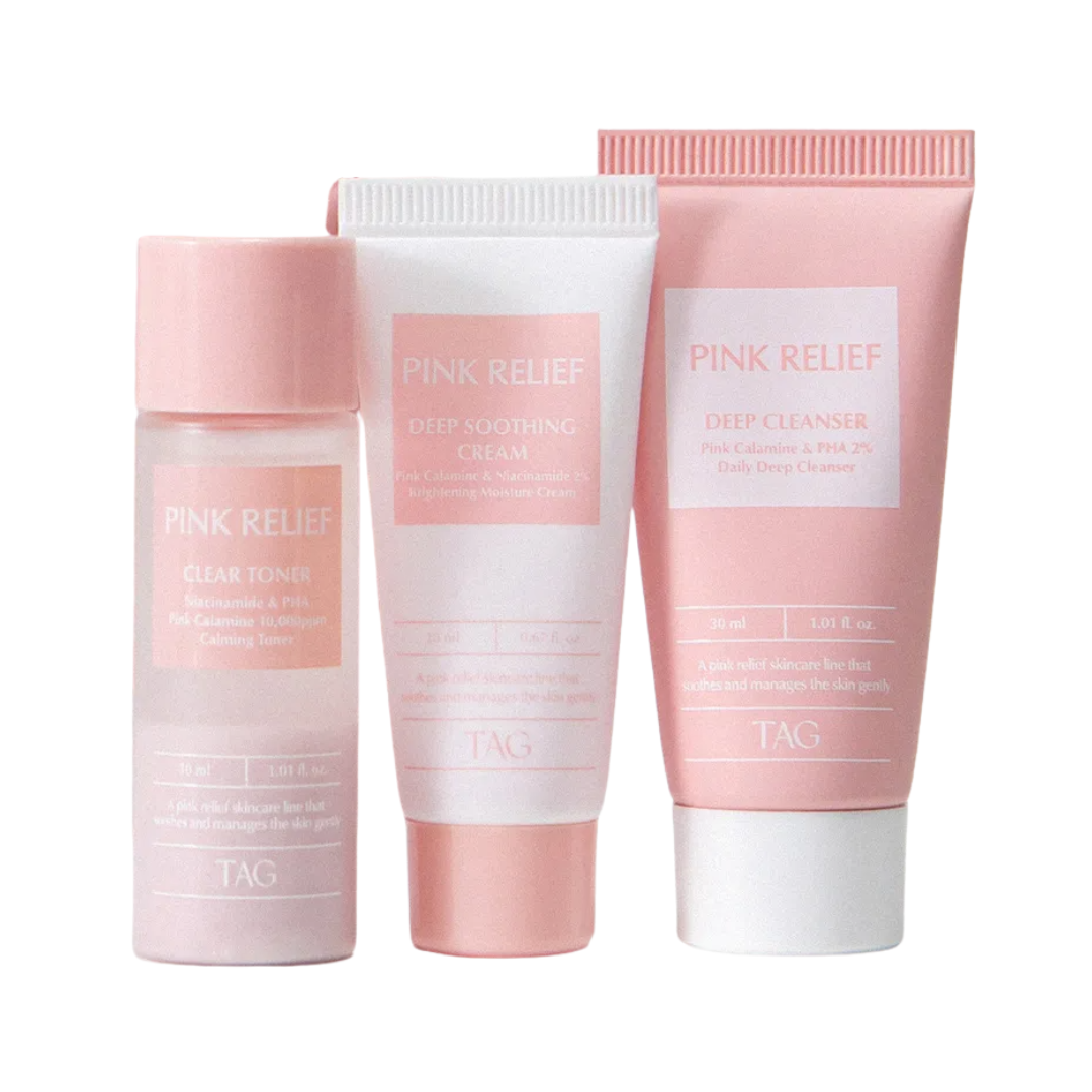 Too Cool For School Pink Relief Starter Kit UK