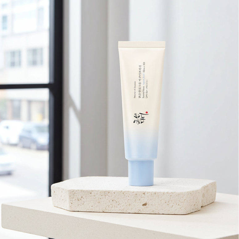 Beauty of Joseon Relief Sun Aqua-Fresh: Rice+B5 SPF50+ 50ml on a shelf