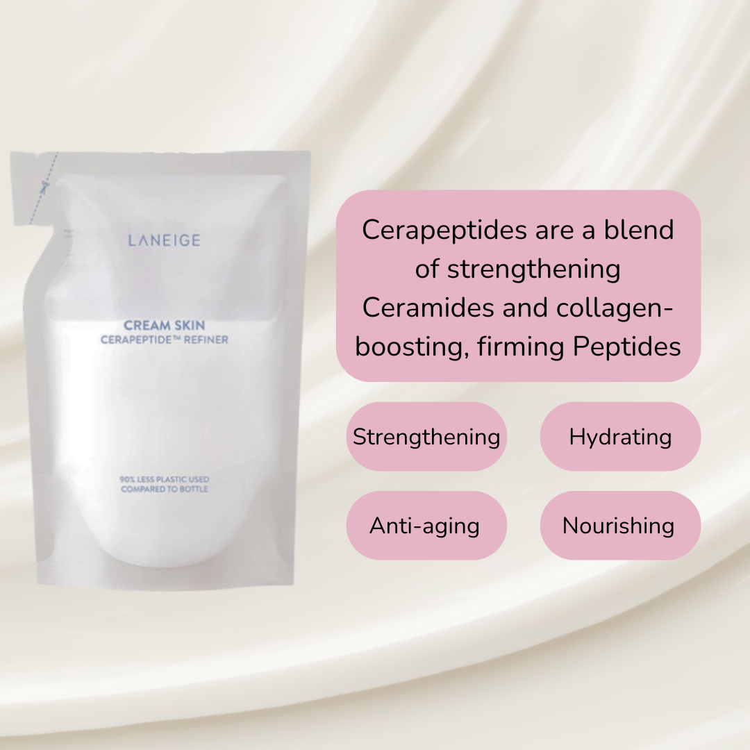 Laneige Cream Skin Cerapeptide Refiner 170ml - REFILL Benefits