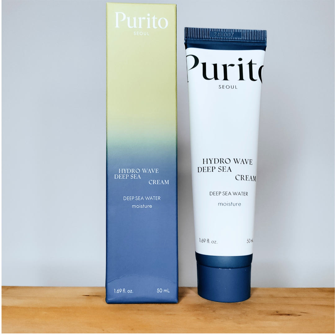 Purito Seoul Hydro Wave Deep Sea Pure Water Cream 50ml packaging