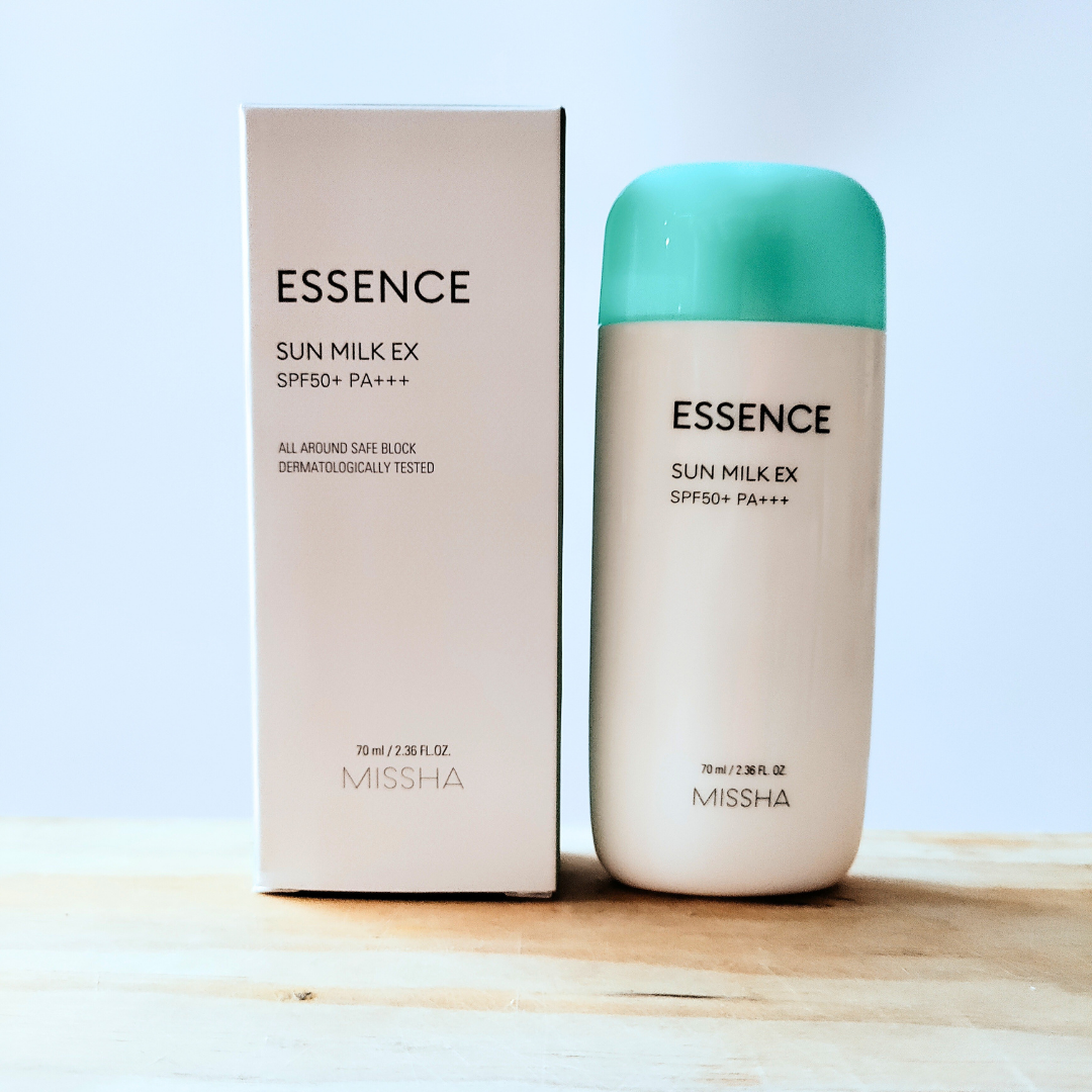 Missha All-Around Safe Block Essence Sun Milk EX SPF50+ PA+++ 70ml packaging