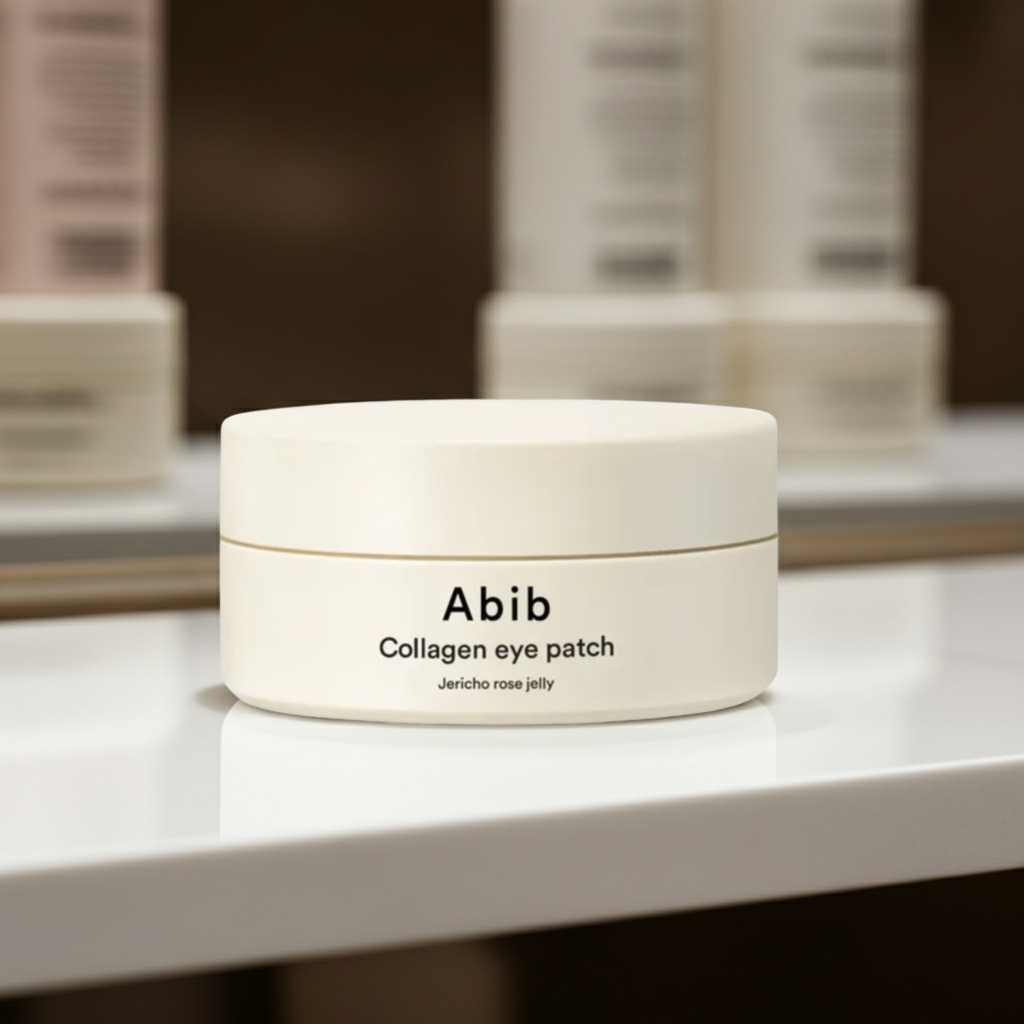 Abib Collagen Eye Patch Jericho Rose Jelly 60 pcs on a shelf