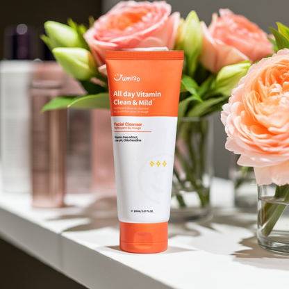 Jumiso All Day Vitamin Clean & Mild Facial Cleanser 150ml on a shelf