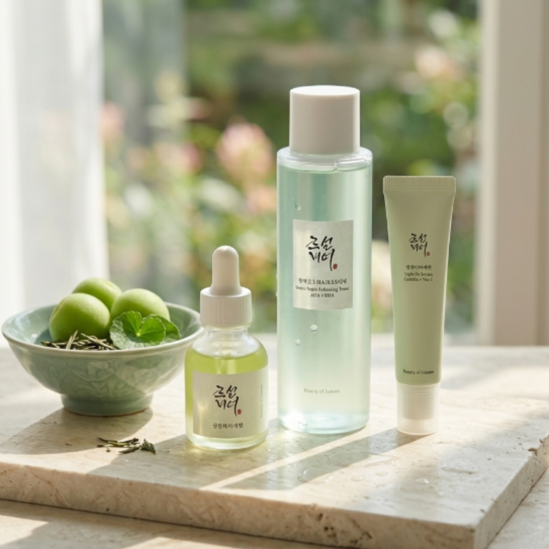 Beauty of Joseon Glow Routine Set on a shelf
