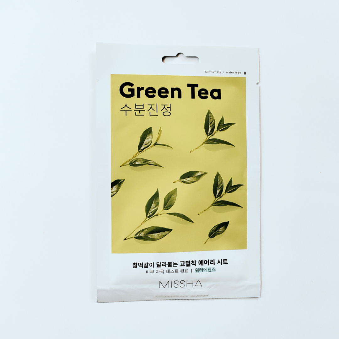 Missha Airy Fit Sheet Mask Green Tea front