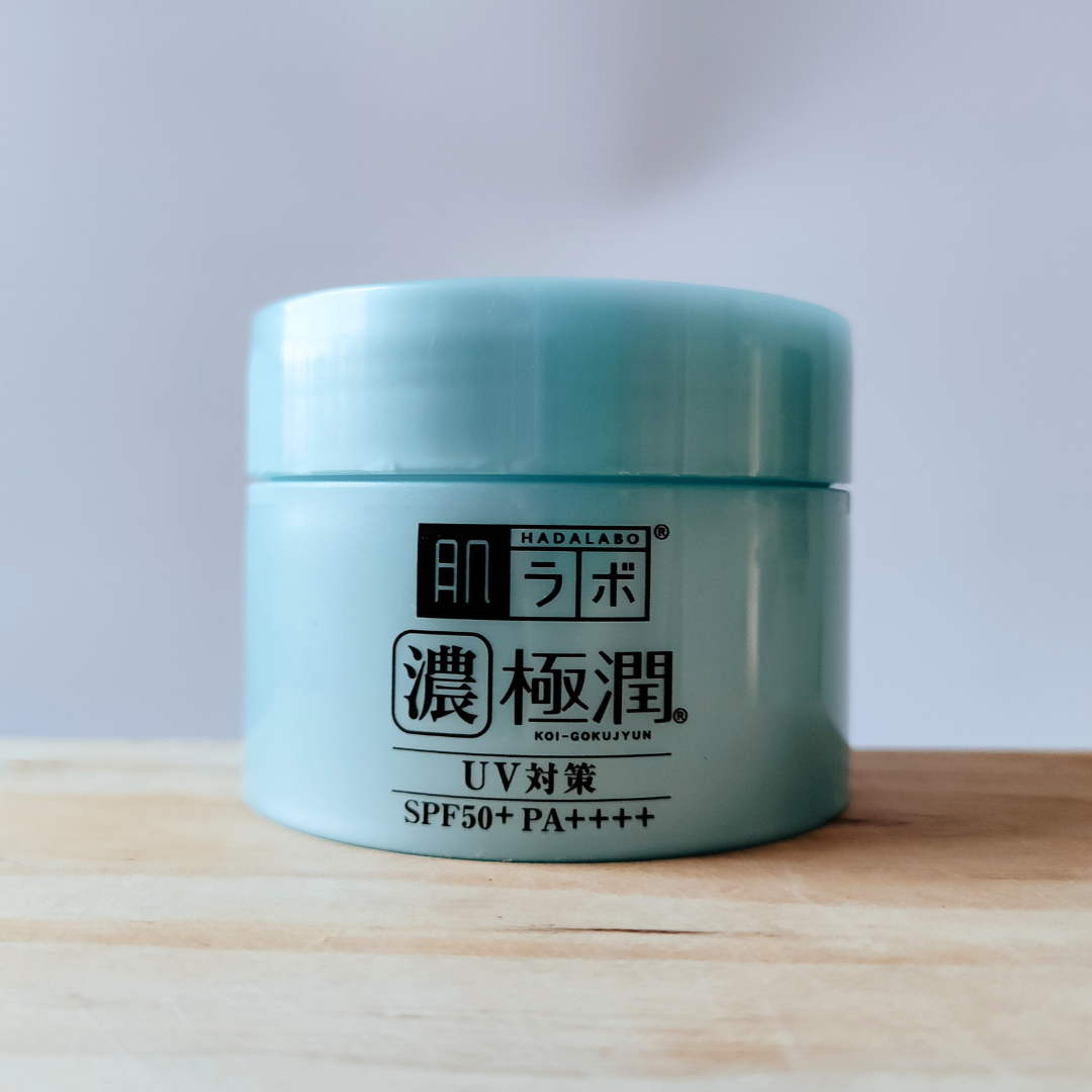 Hada Labo Koi-Gokujyun UV White Gel SPF 50+ PA++++  90gm front