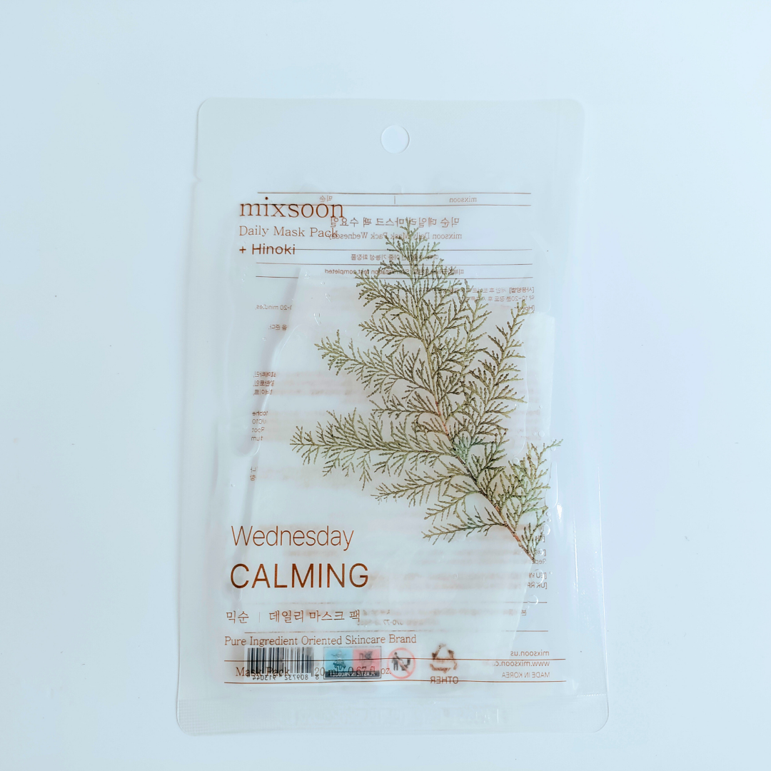 Mixsoon Daily Mask Weekly Care Set hinoki