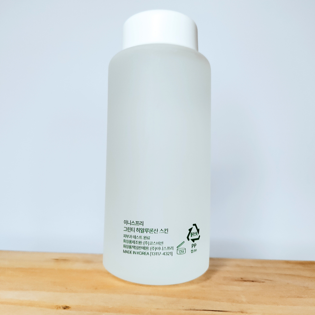 Innisfree Green Tea Hyaluronic Skin 170ml back