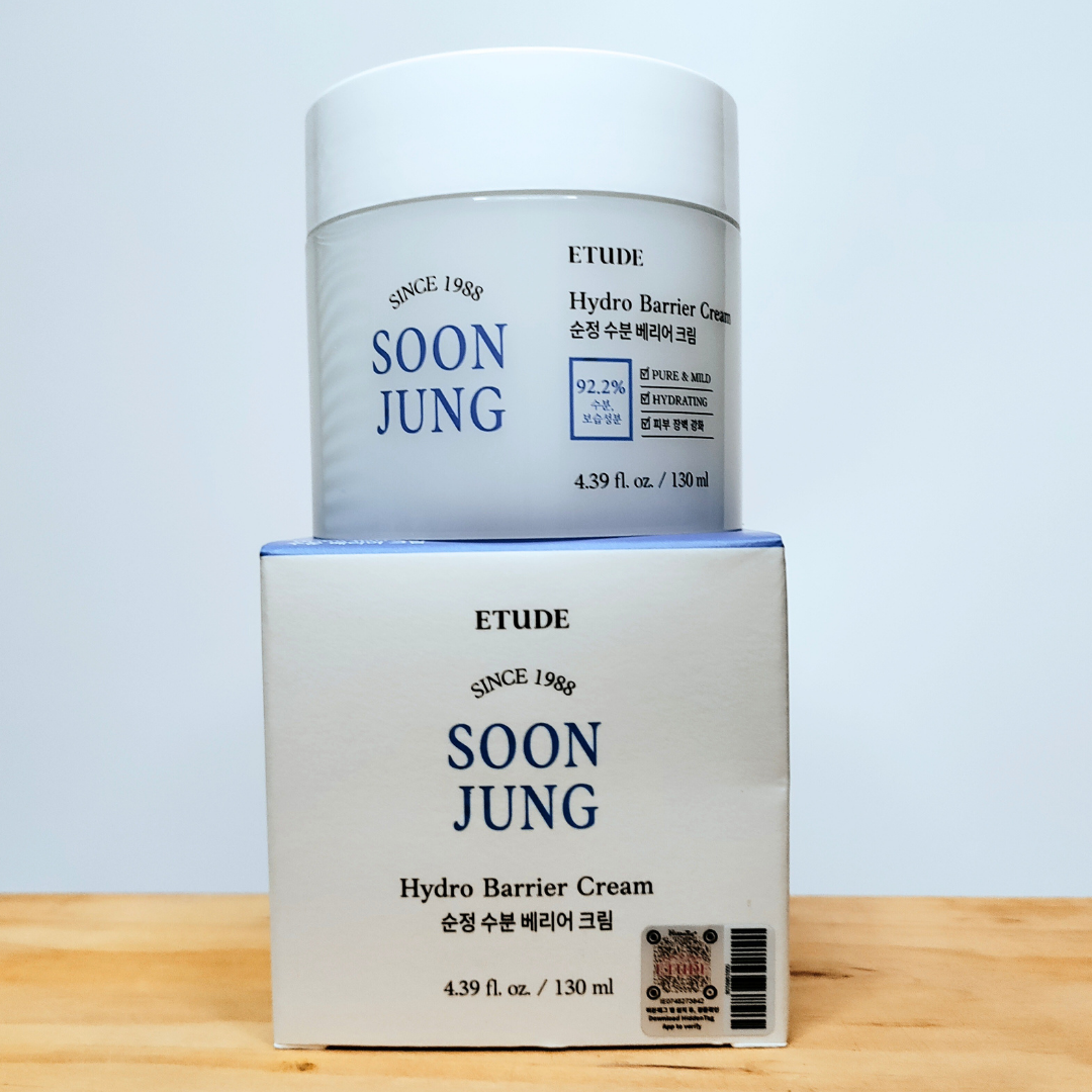 ETUDE Soon Jung Hydro Barrier Cream 130ml packaging top