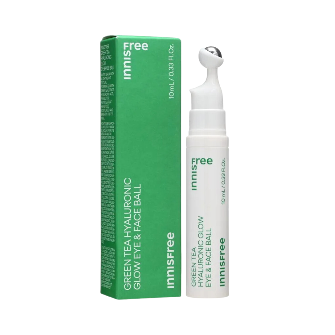 innisfree Green Tea Hyaluronic Glow Eye & Face Ball 10ml UK