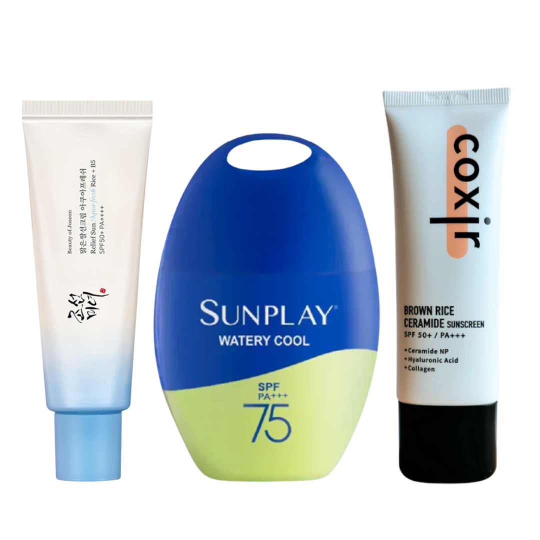 K-Beauty Sunscreen Set