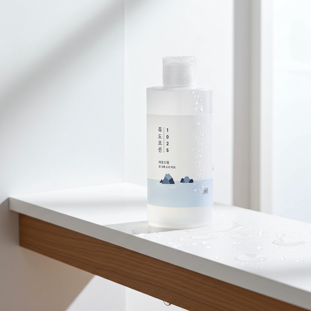 Round Lab 1025 Dokdo Toner 200ml on a shelf. 