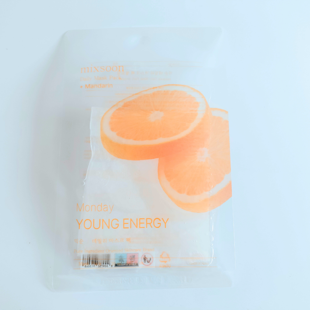 Mixsoon Daily Mask Weekly Care Set mandarin