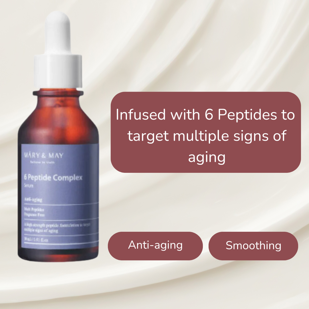 Mary & May 6 Peptide Complex Serum Benefits