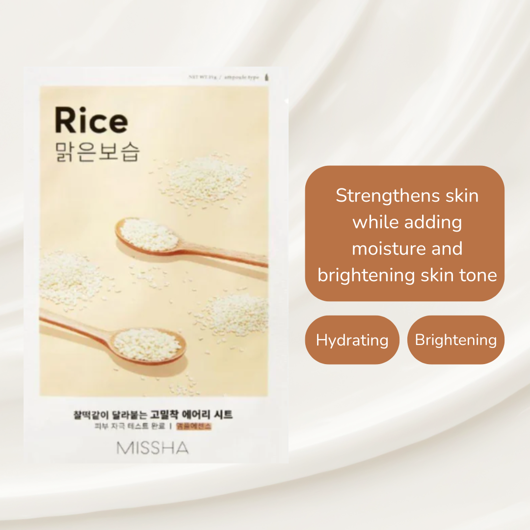 Missha Airy Fit Rice Extract Sheet Mask Benefits