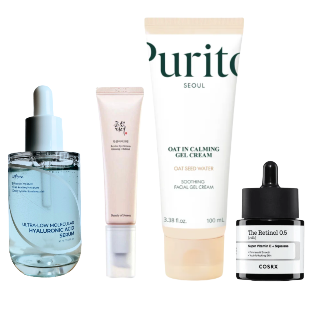 Over 50s skincare routine with no SPF