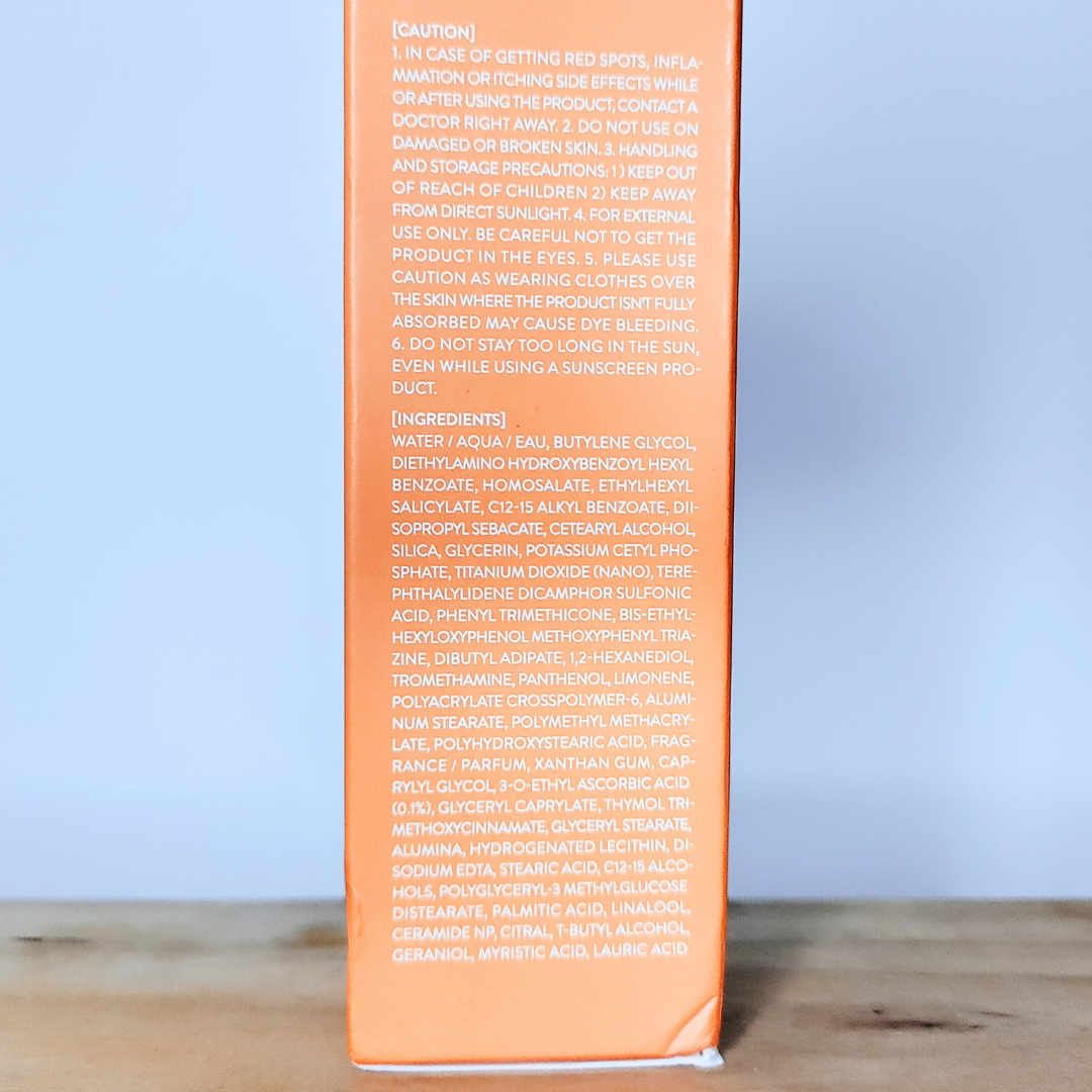 Laneige Radian-C Sun Cream SPF50+ PA++++ 50ml ingredients