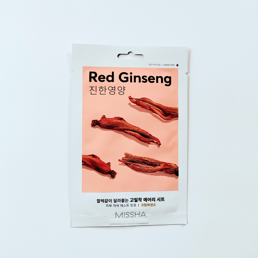 AIRY FIT SHEET MASK 10 (Red Ginseng 5 + Pearl 5)