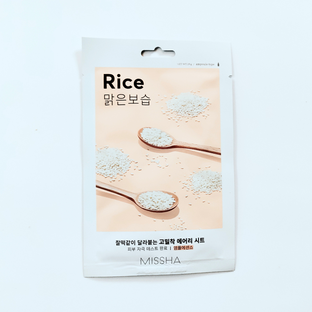 Missha Airy Fit Rice Extract Sheet Mask front