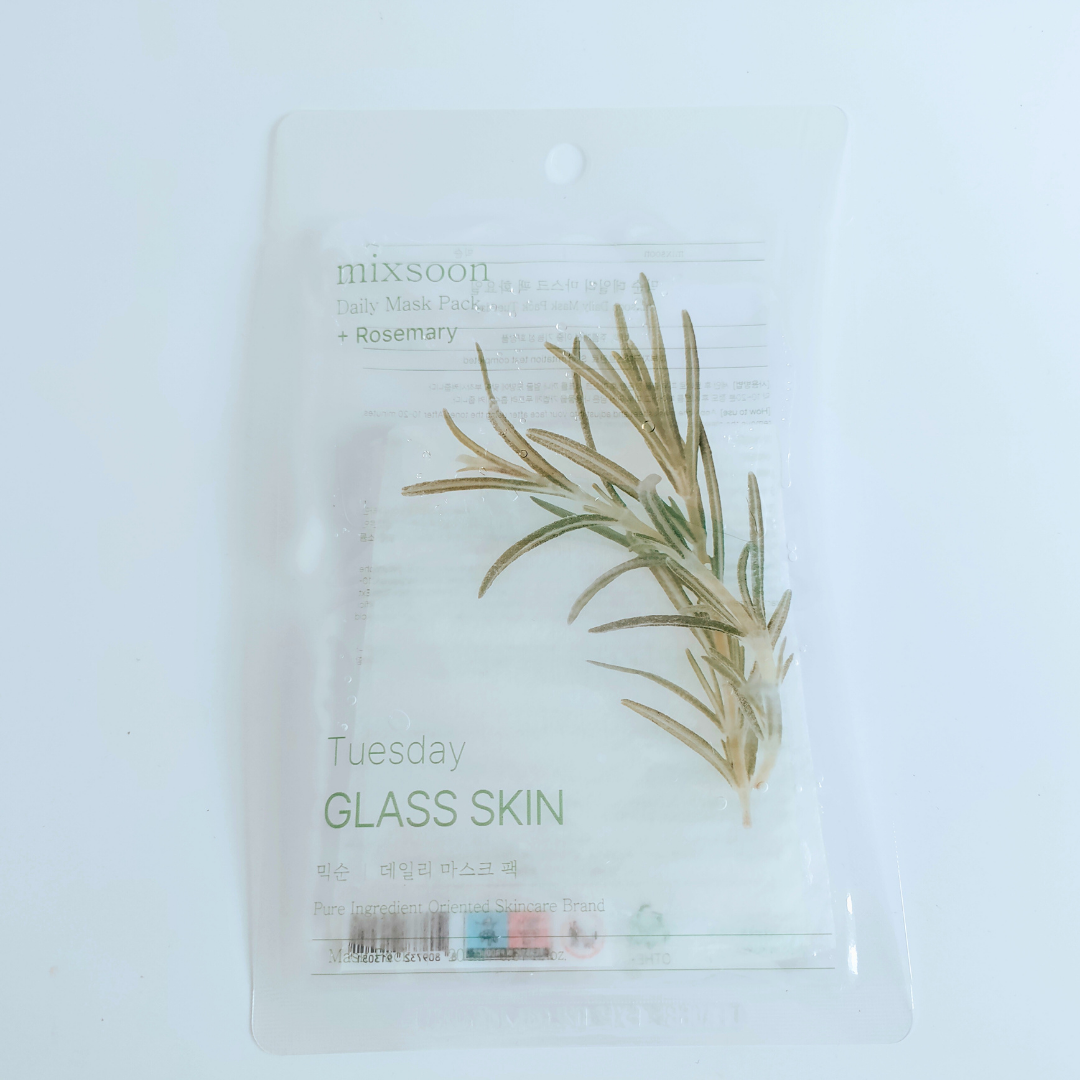 Mixsoon Daily Mask Weekly Care Set rosemary