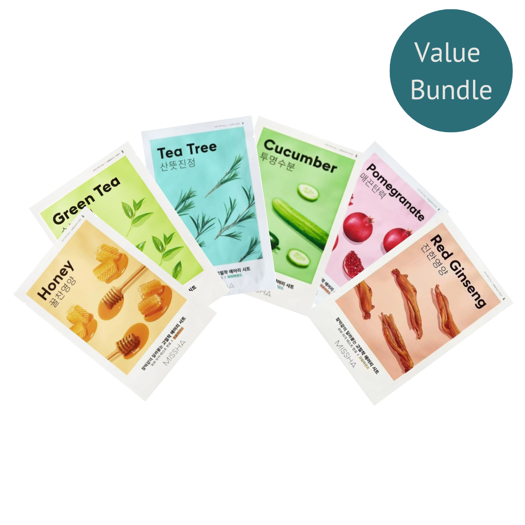 Korean Skincare Sheet Mask Selection Pack