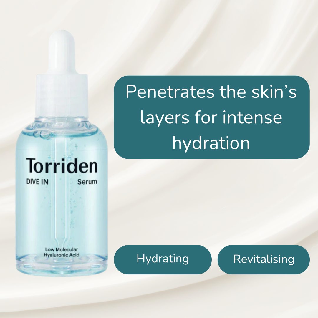 Torriden DIVE-IN Low Molecule Hyaluronic Acid Serum 50ml benefits UK